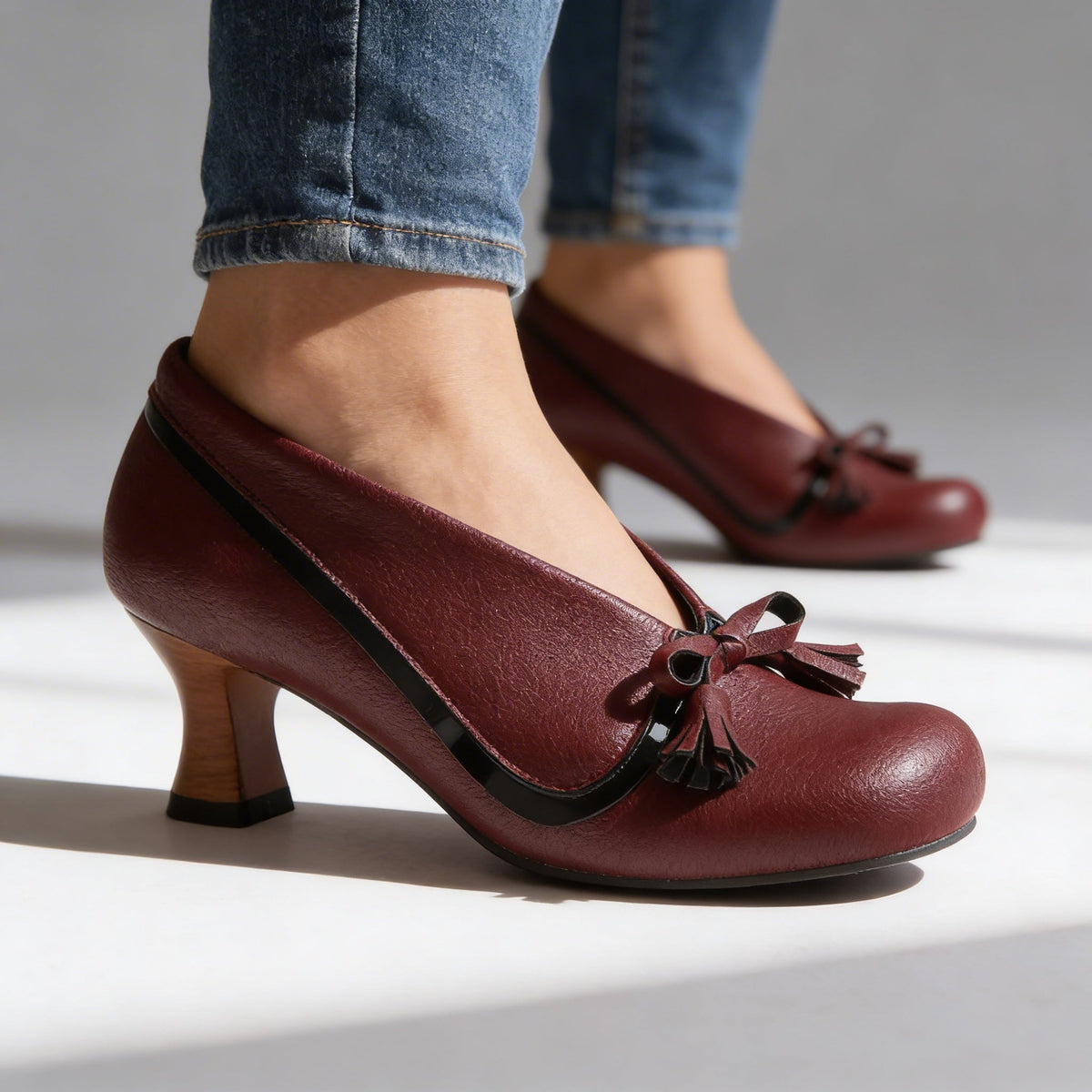 Juliana Collar Pumps  - By Qivii