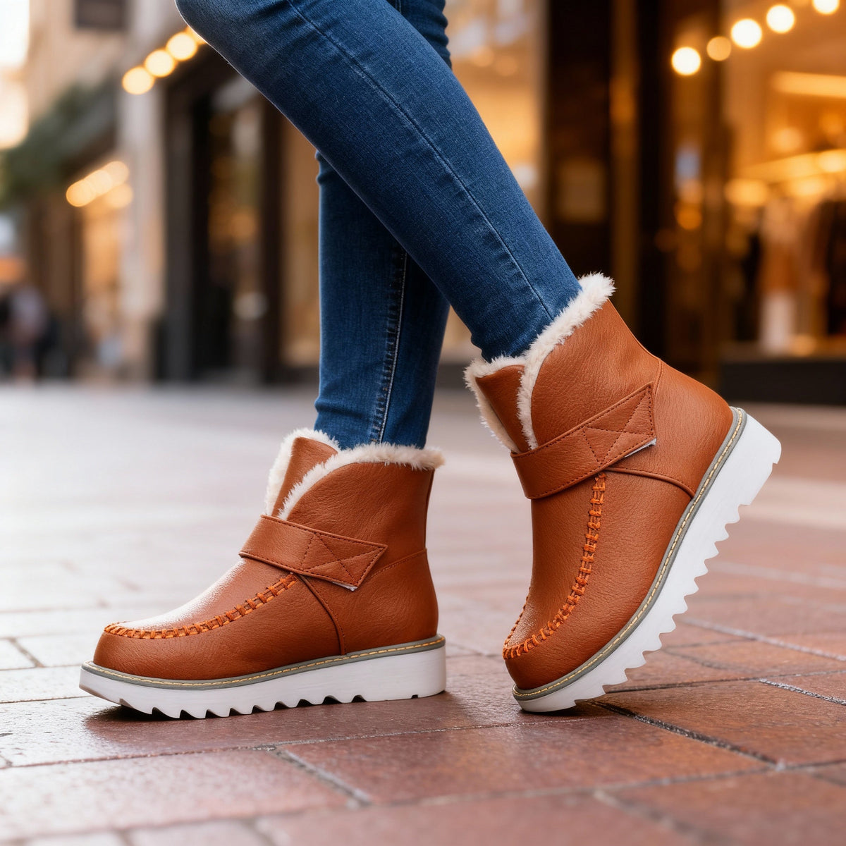 Freya | Women's Winter Waterproof Ankle Boots  - By Qivii