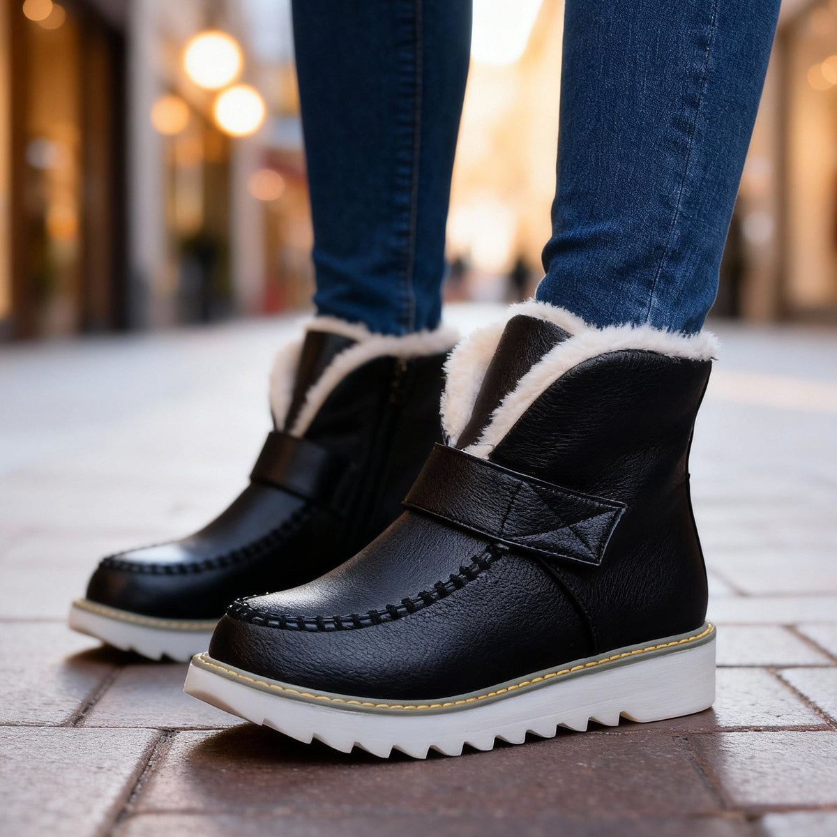 Freya | Women's Winter Waterproof Ankle Boots  - By Qivii