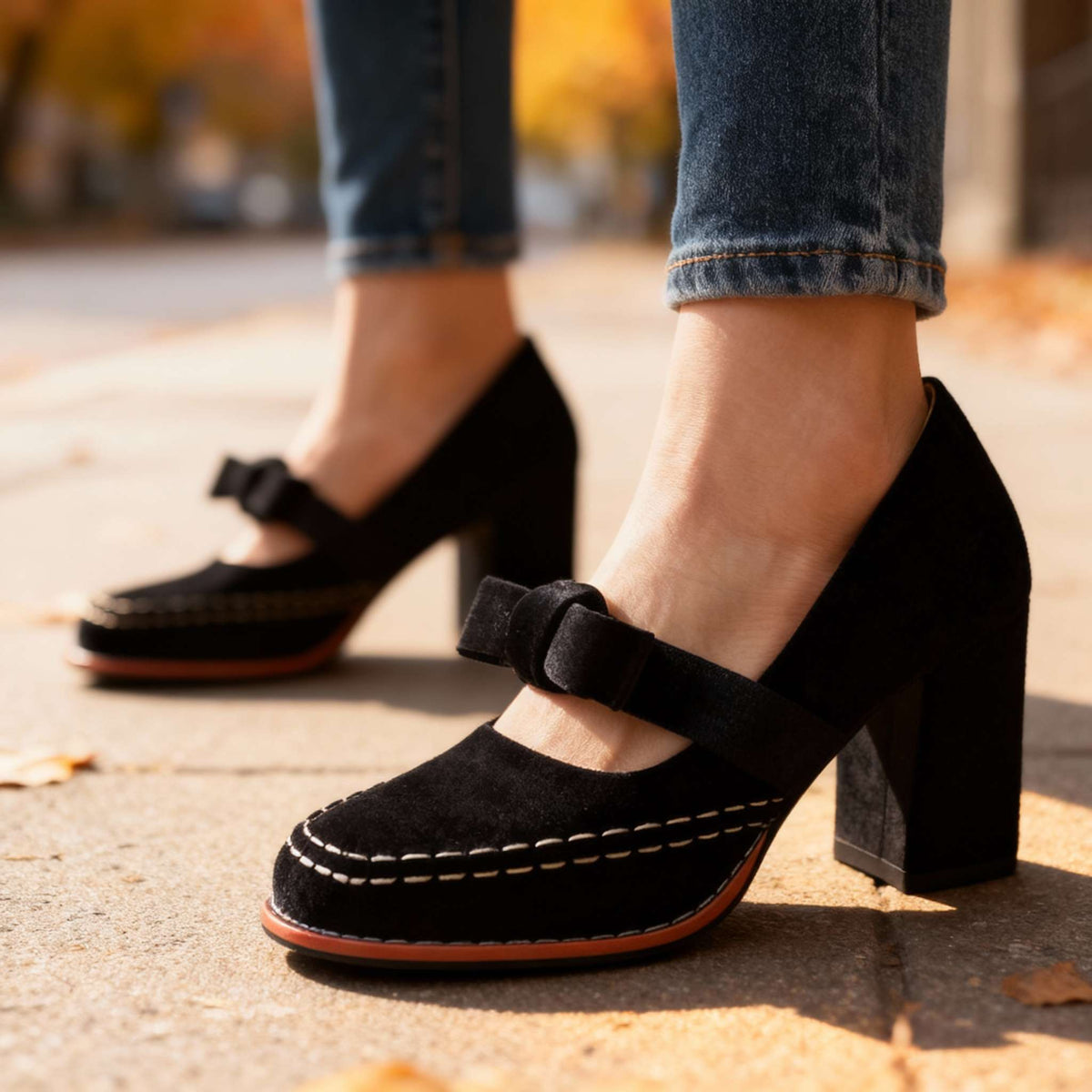Alessia Velvet Loafers  - By Qivii
