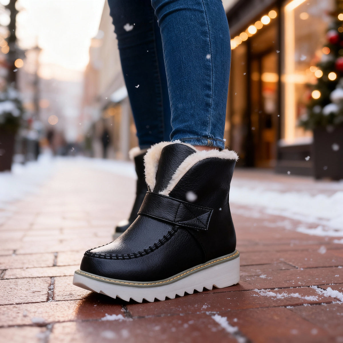 Freya | Women's Winter Waterproof Ankle Boots  - By Qivii