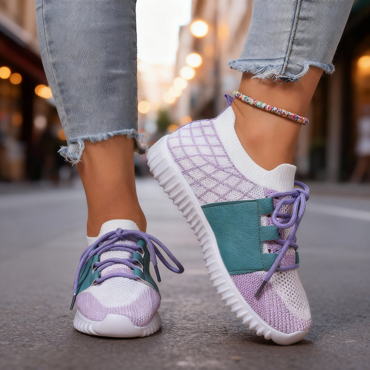 Cynthia Comfort Orthopedic Sneakers  - By Qivii