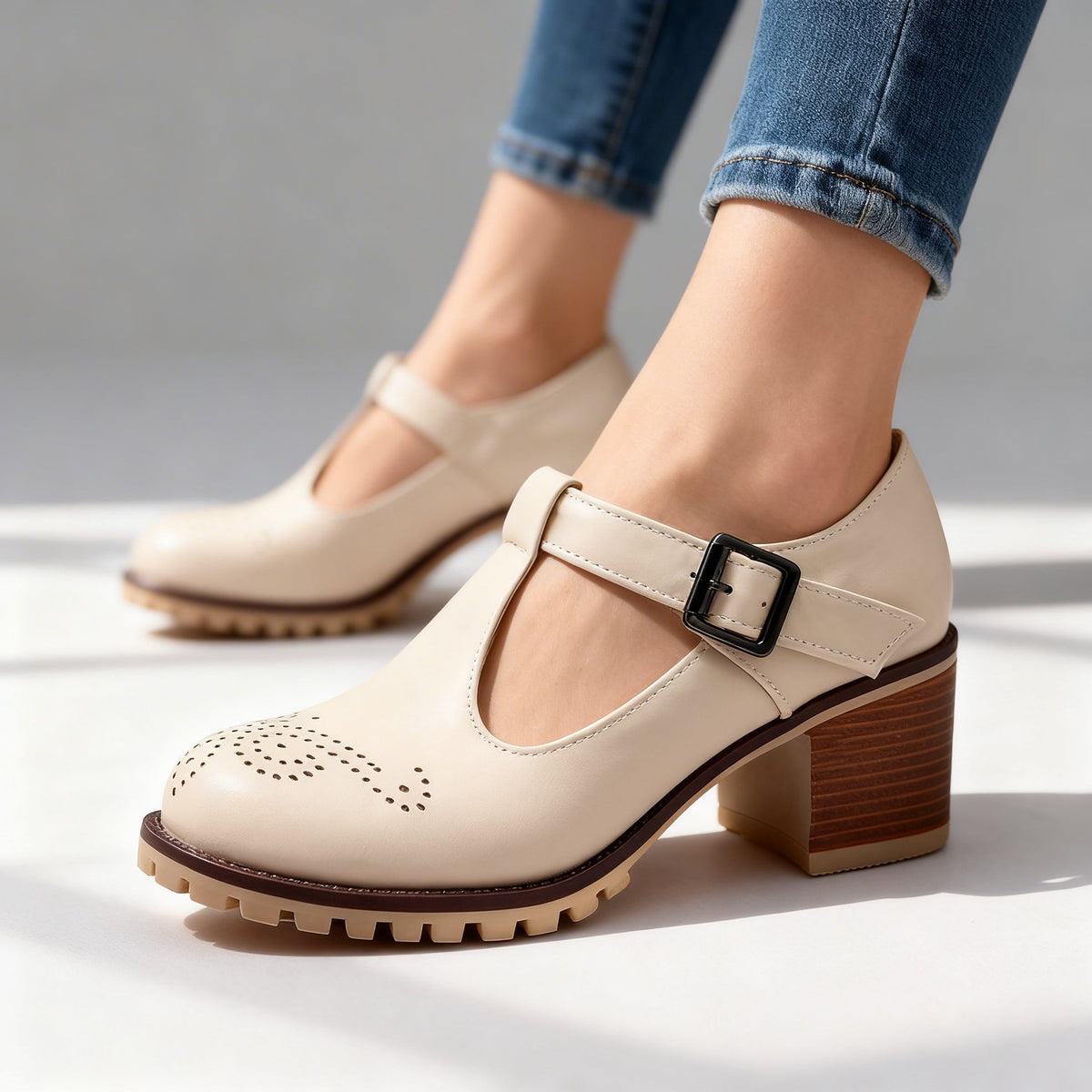 Jacklyn Brogue Loafers  - By Qivii