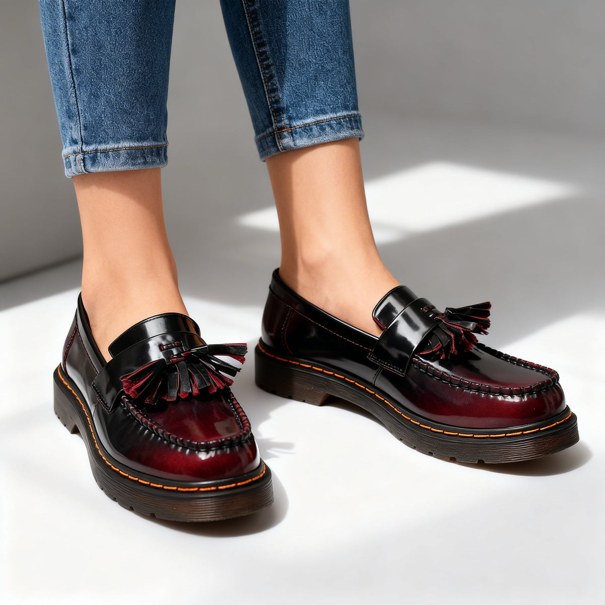 Brandy Tassel Loafers  - By Qivii
