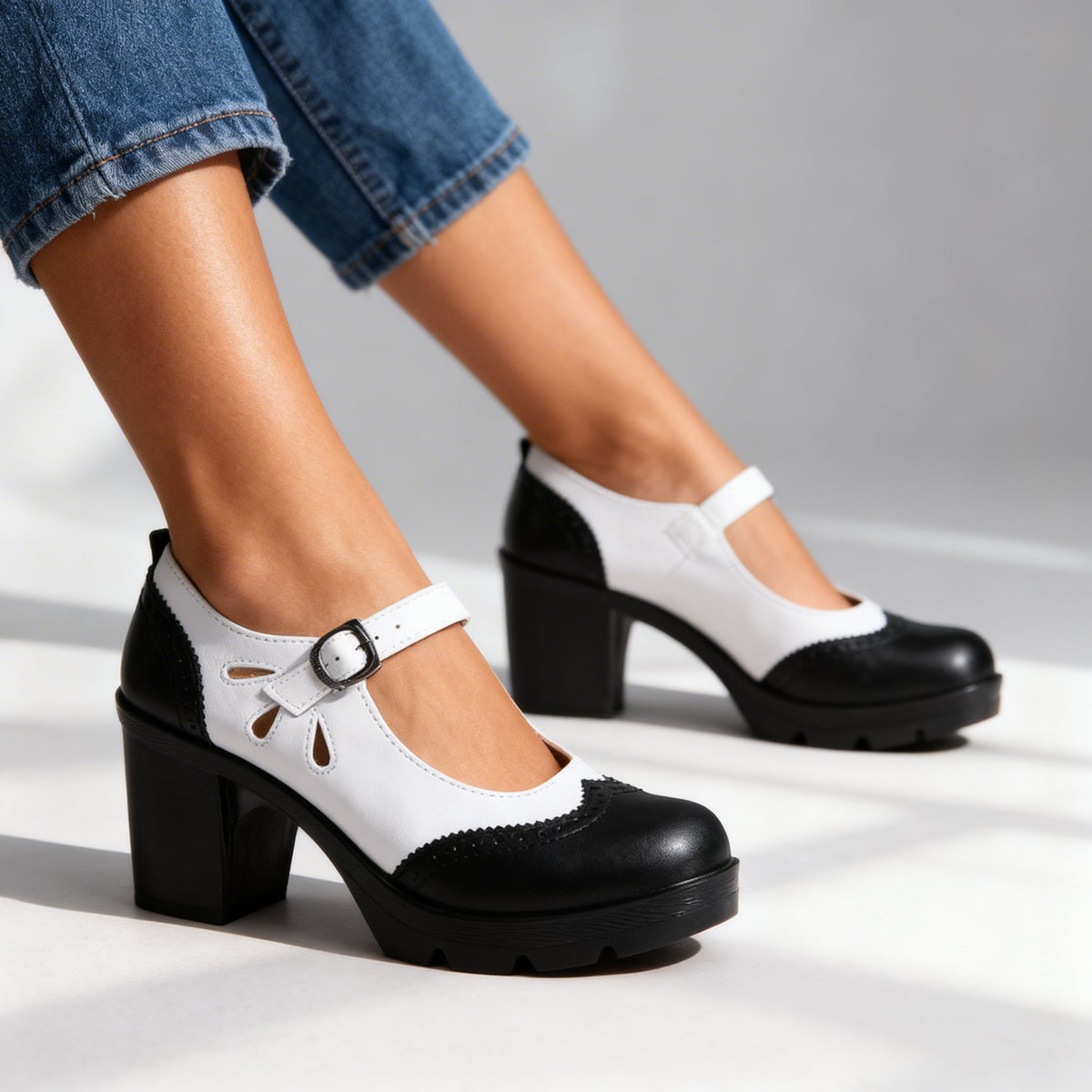 Lovetta Brogue Loafers  - By Qivii