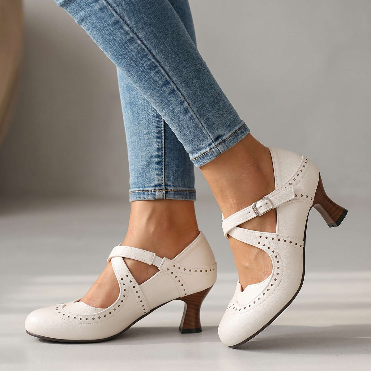 Willow Brogue Loafers  - By Qivii