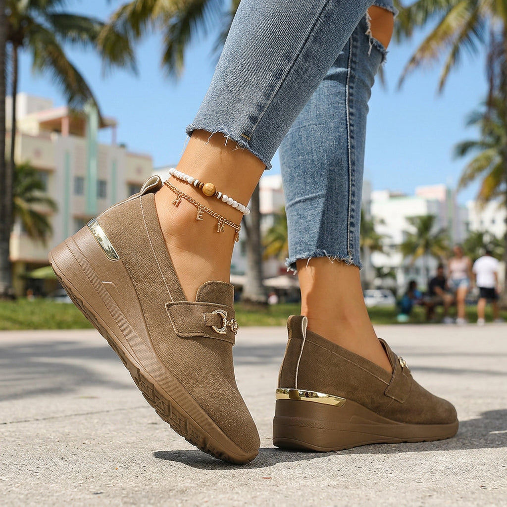 Heidi Orthopedic Accent Loafers  - By Qivii