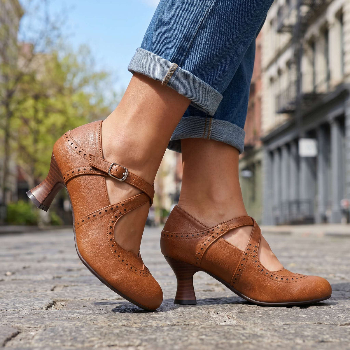 Willow Brogue Loafers  - By Qivii