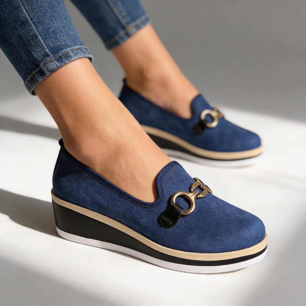 Alicia Orthopedic Platform Loafers  - By Qivii