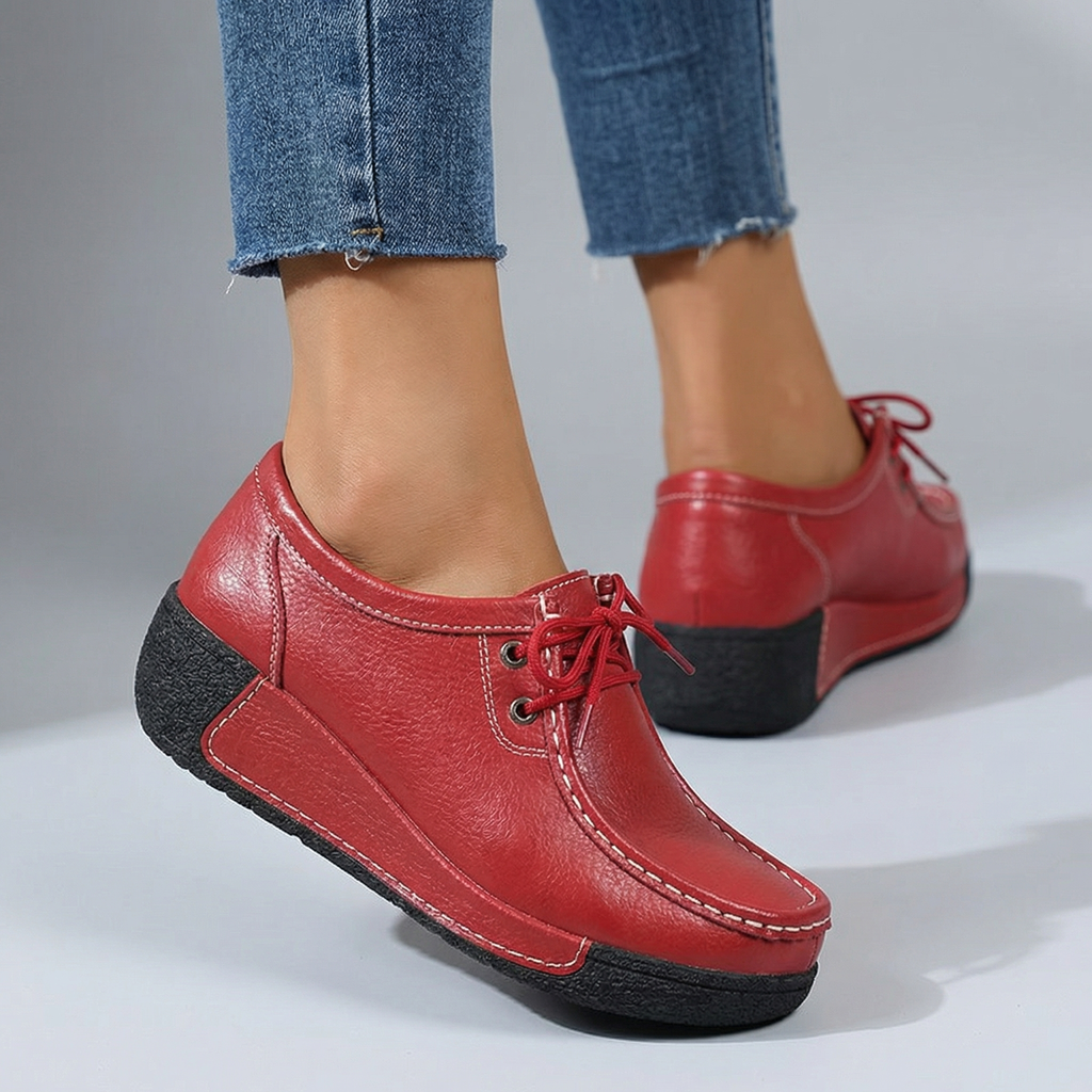 Elena Orthopedic Moc Loafers  - By Qivii