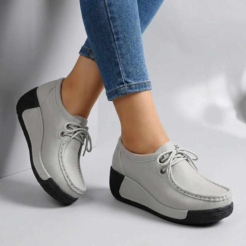 Elena Orthopedic Moc Loafers  - By Qivii
