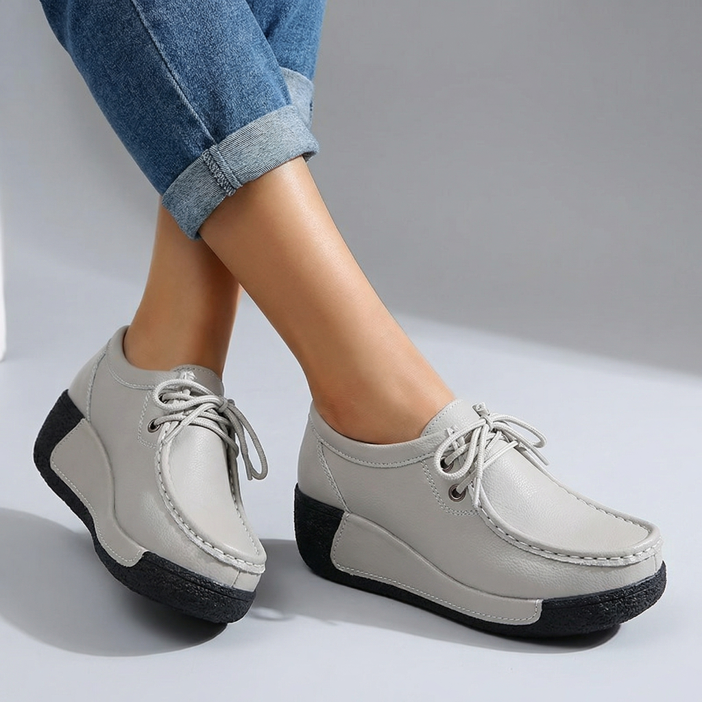 Elena Orthopedic Moc Loafers  - By Qivii