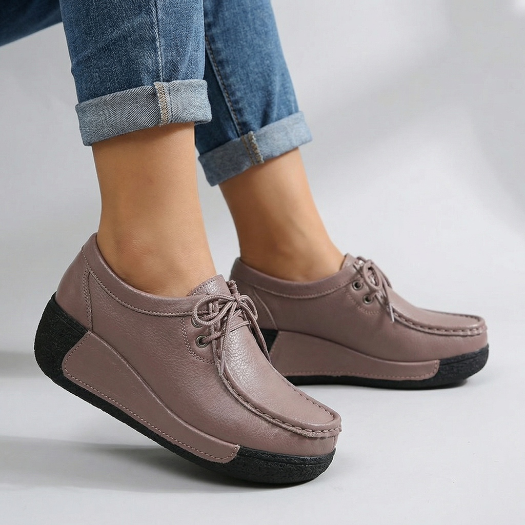 Elena Orthopedic Moc Loafers  - By Qivii