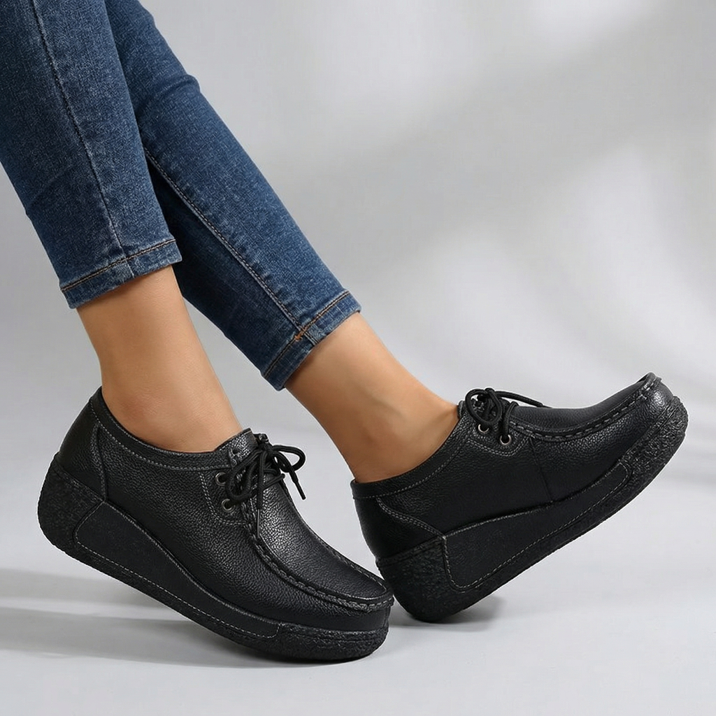 Elena Orthopedic Moc Loafers  - By Qivii
