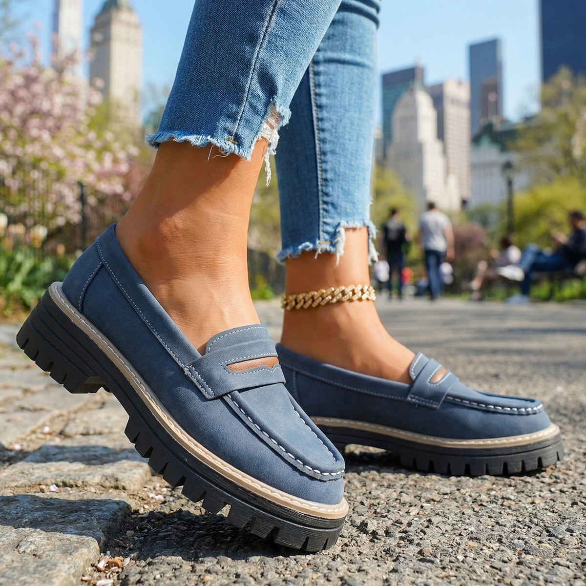 Stella Orthopedic Platform Loafers  - By Qivii