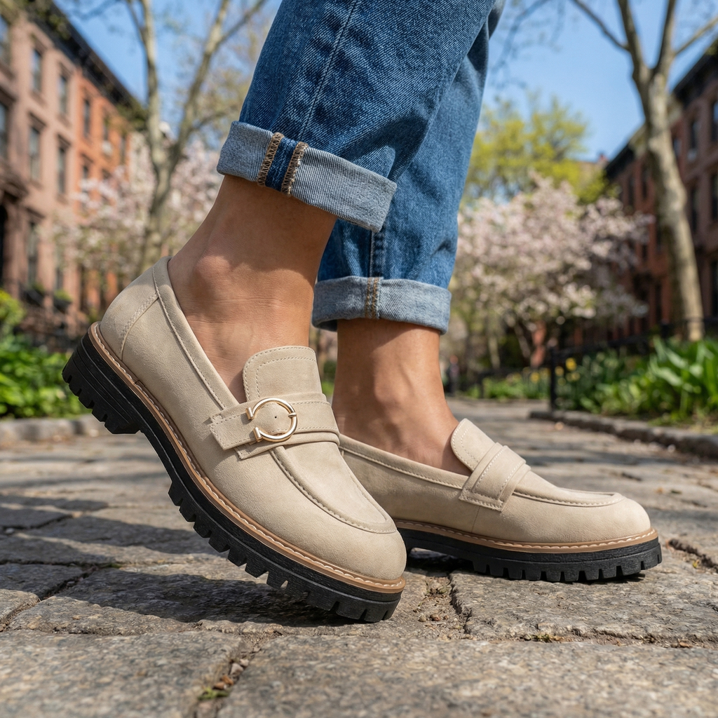 Corinna Ring Platform Loafers  - By Qivii