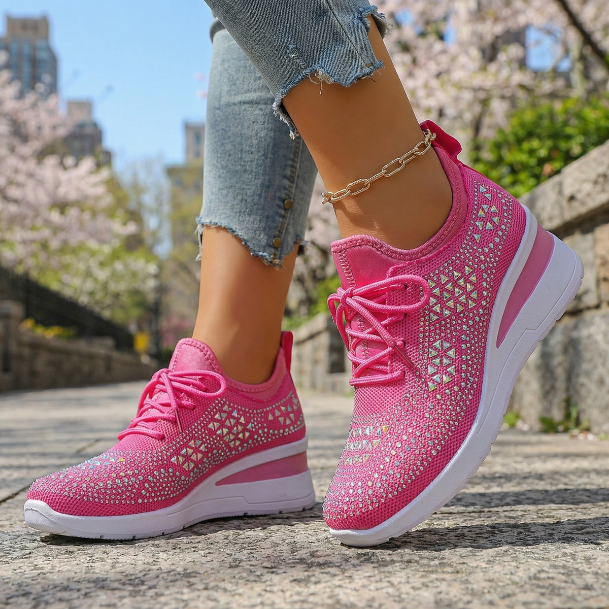 Aria Comfort Sneakers  - By Qivii