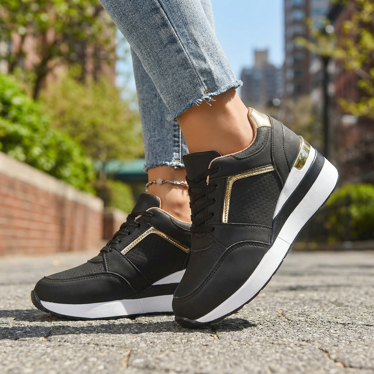 Virelle Platform Sneakers  - By Qivii