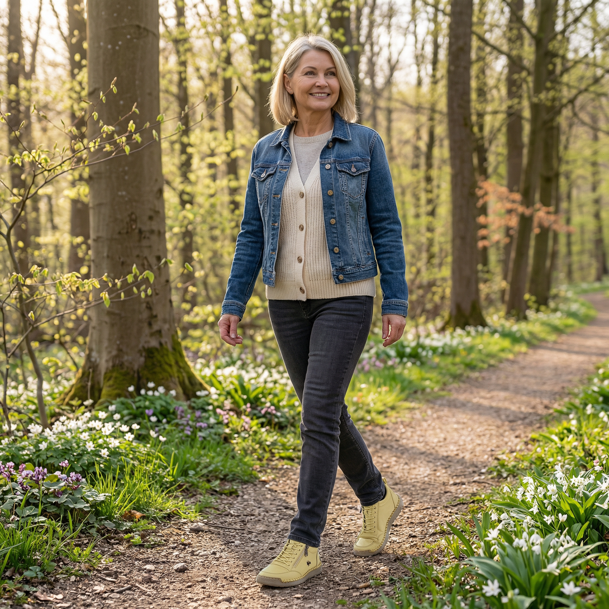 Mila  – Komfortable orthopädische Sneakers + Reißverschluss  - By Qivii