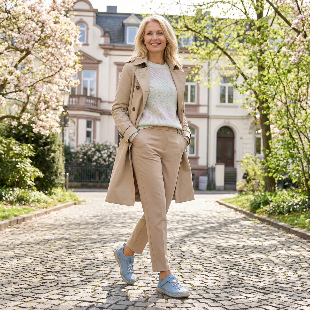 Mia – Komfortable & Schmerzfreie Orthopädische Sneakers  - By Qivii
