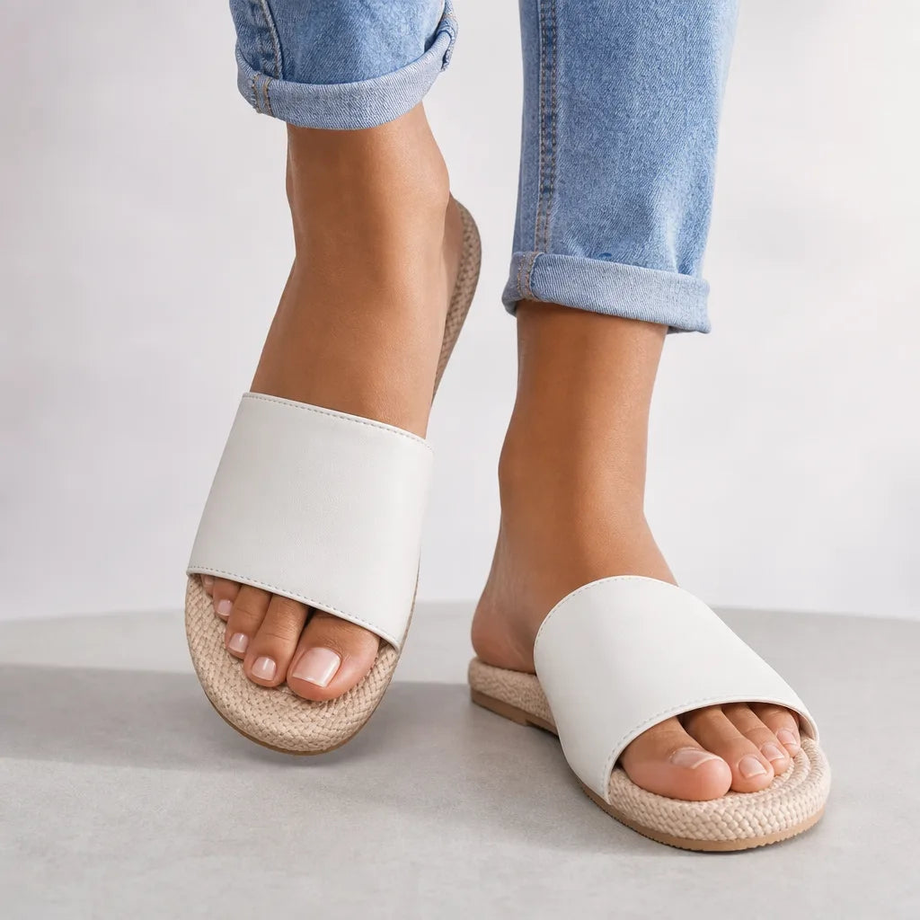 Isabella Slide Slippers  - By Qivii