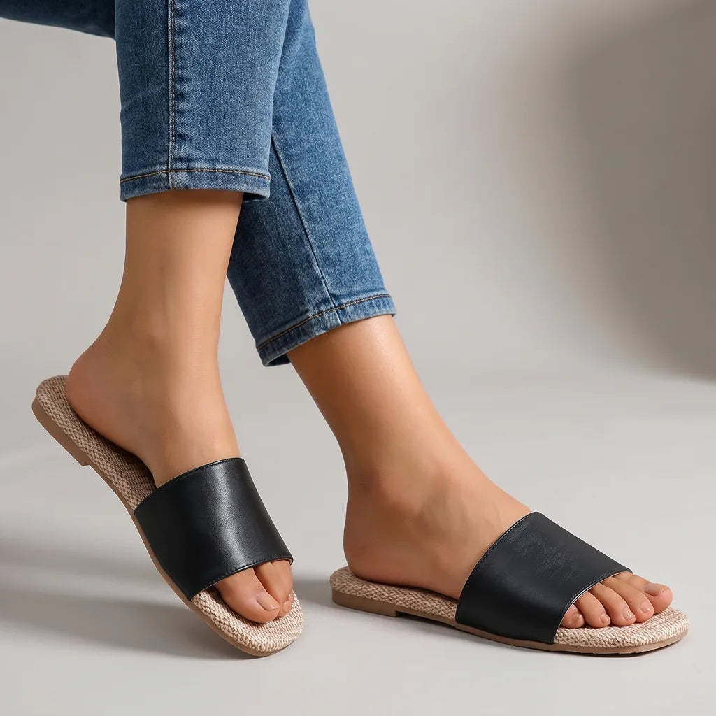 Isabella Slide Slippers  - By Qivii
