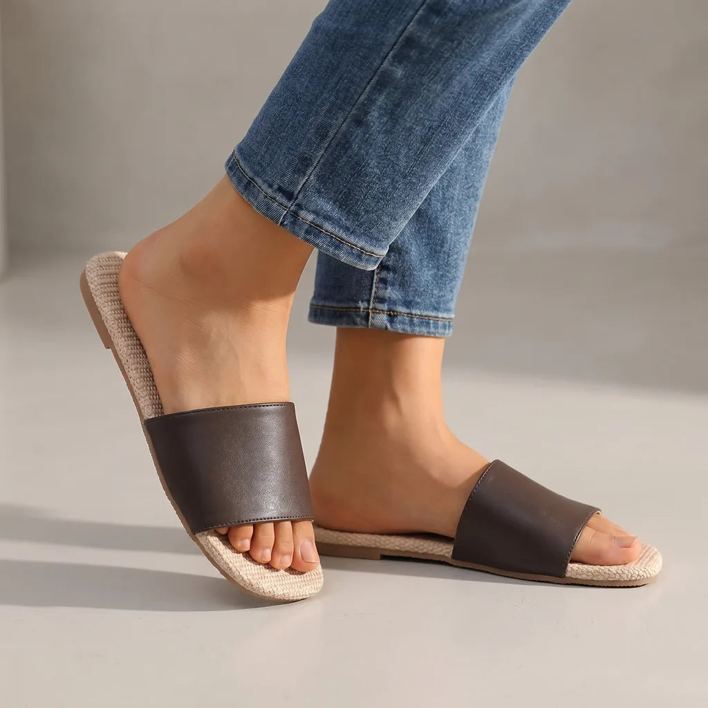 Isabella Slide Slippers  - By Qivii