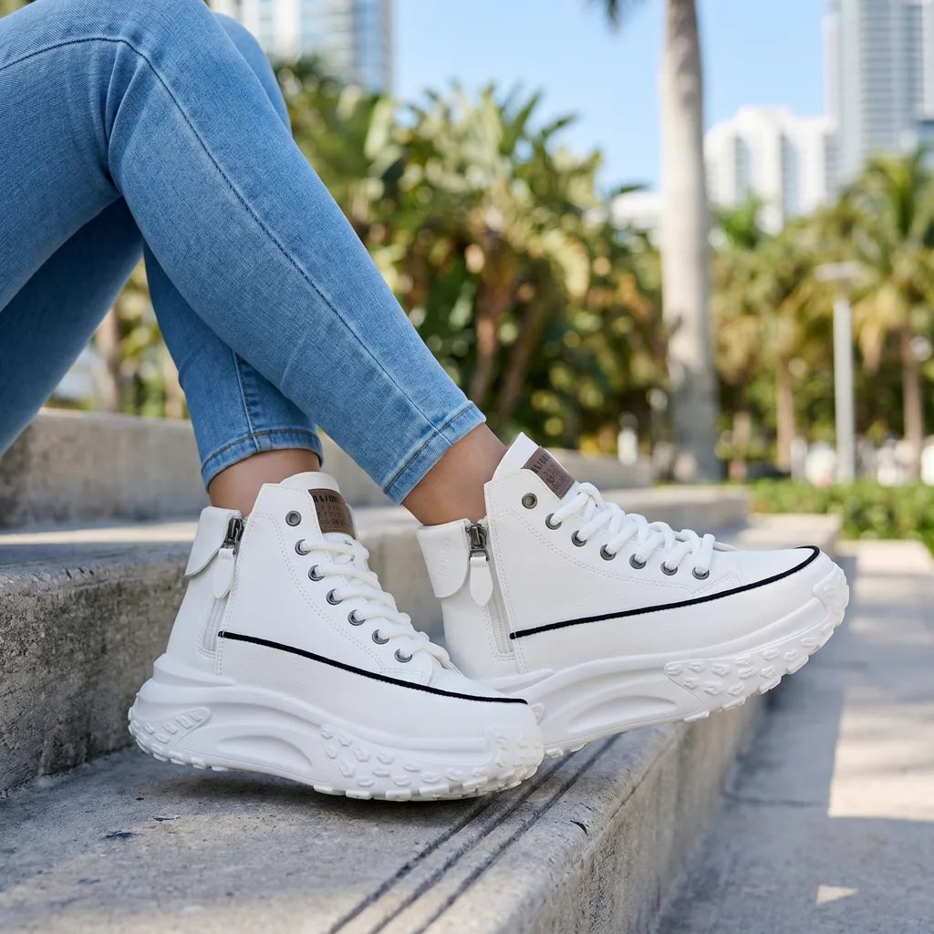 Jamie Platform Sneakers  - By Qivii