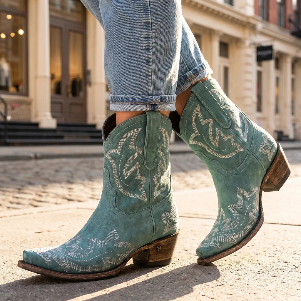 Josephine | Womens Fall Cowboy Boots  - By Qivii