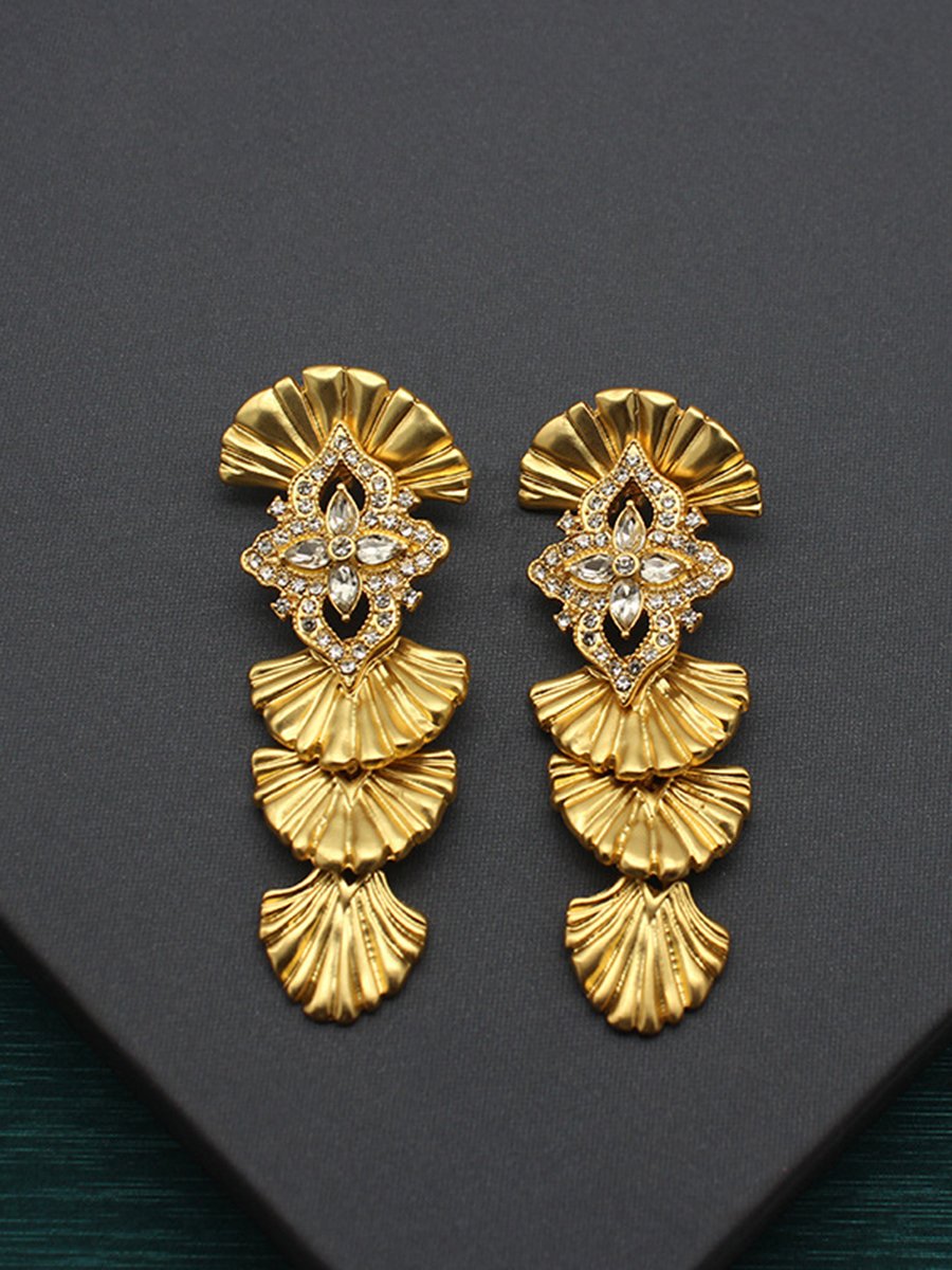 Vintage Design Luxury Earrings  - By Qivii