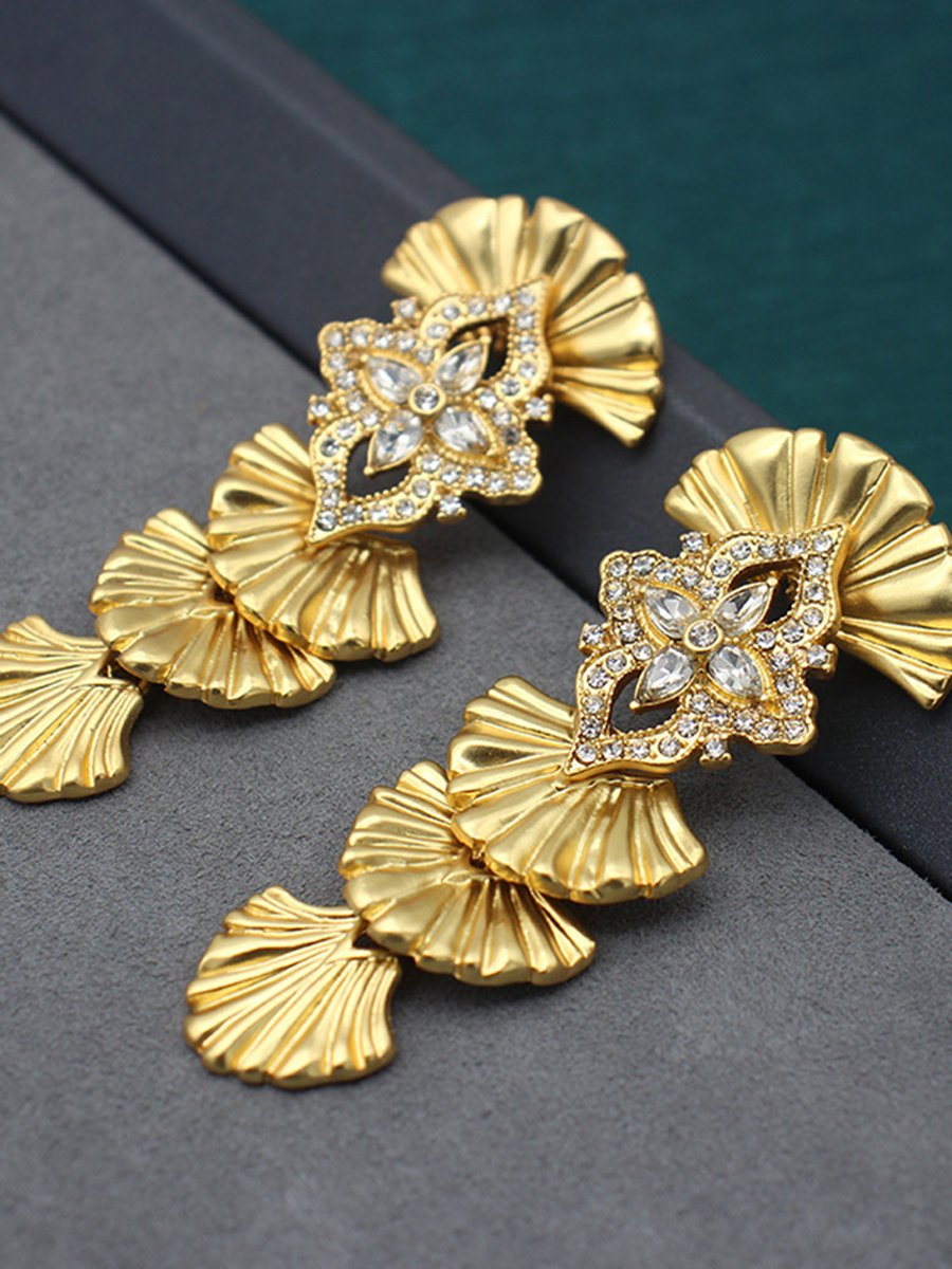 Vintage Design Luxury Earrings  - By Qivii