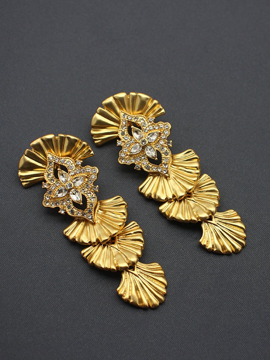 Vintage Design Luxury Earrings  - By Qivii