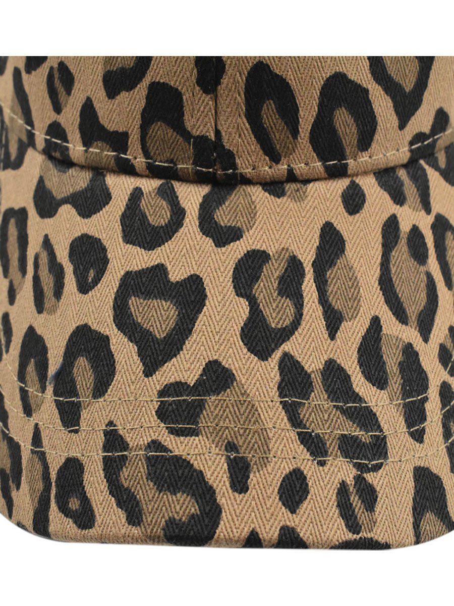 Casual Retro Leopard Print Baseball Cap  - By Qivii
