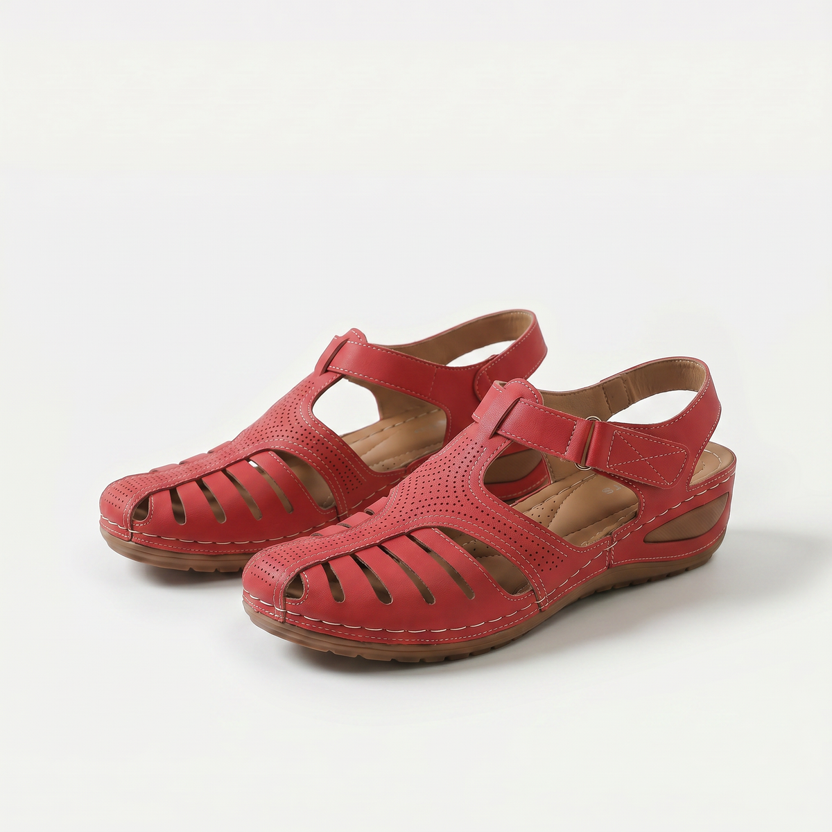 Leni – Komfort Sandalen mit sanfter Erhöhung  - By Qivii