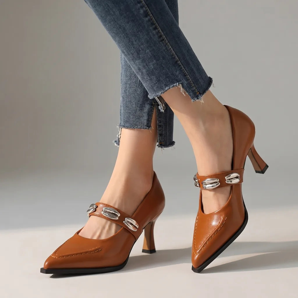 Lila Mary Jane Pumps  - By Qivii