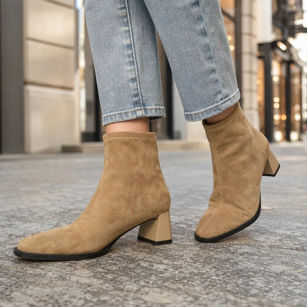 Lisette | Womens Fall Ankle Booties  - By Qivii