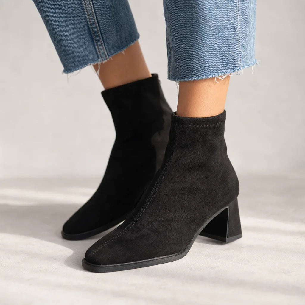 Lisette | Womens Fall Ankle Booties  - By Qivii