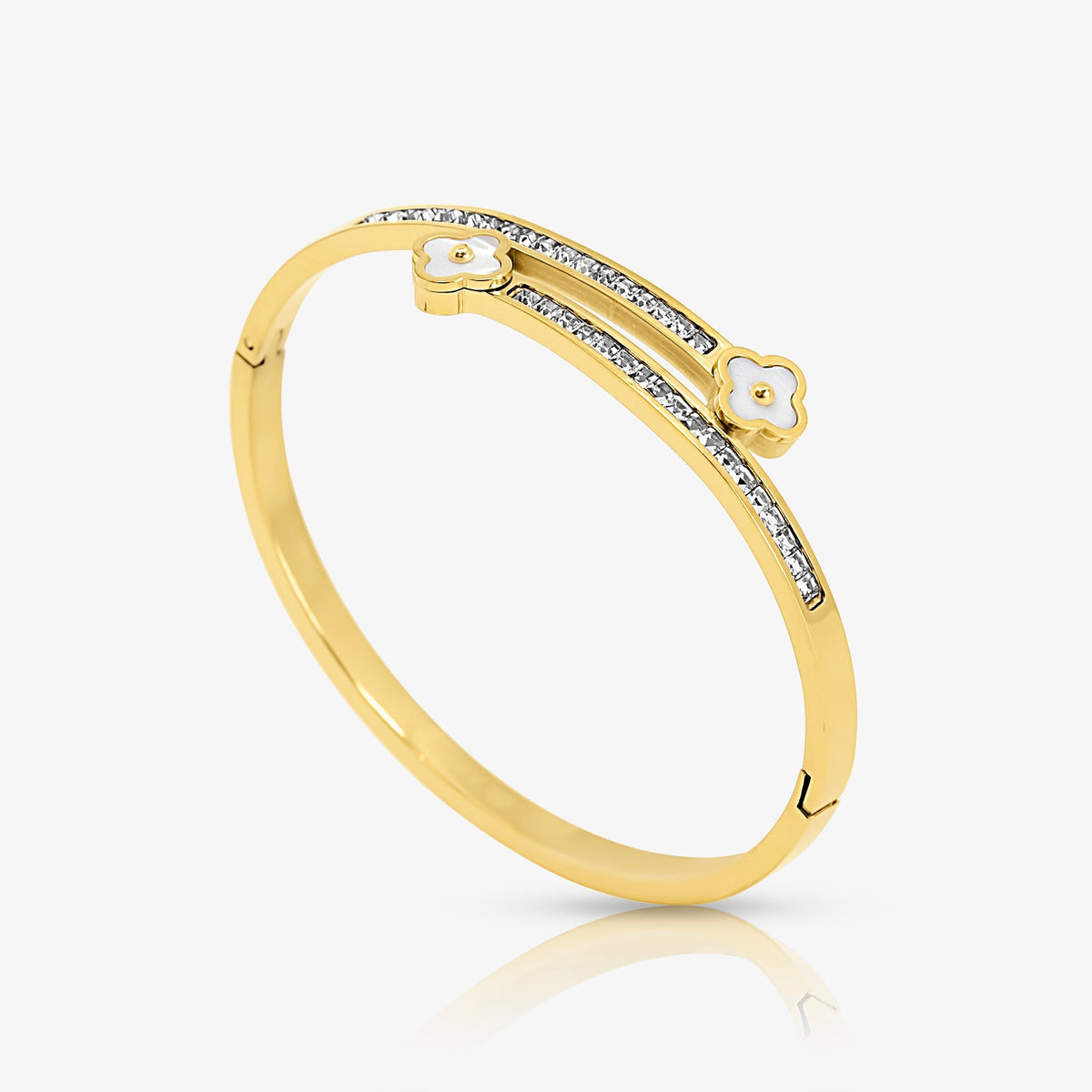 Lucky Row Bangle | By Qivii