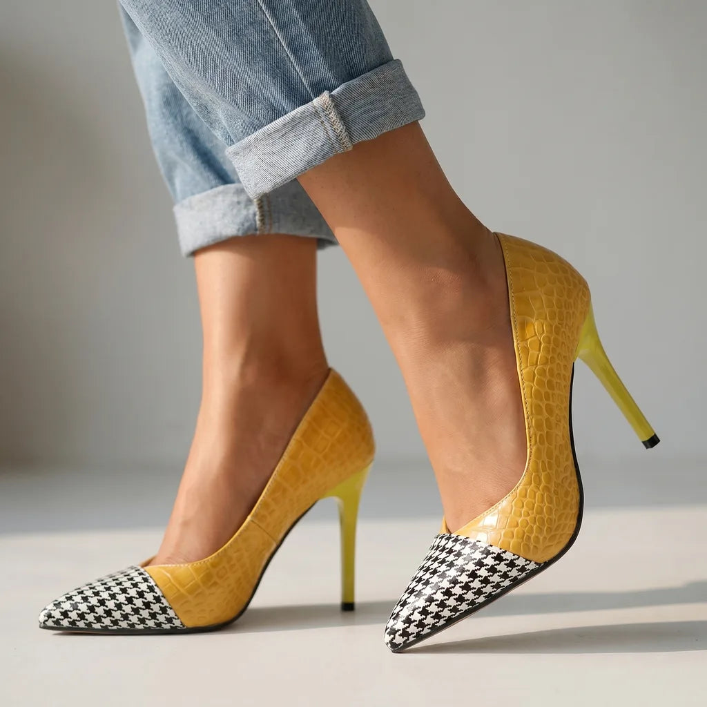 Luisa Pointed-Toe Pumps  - By Qivii