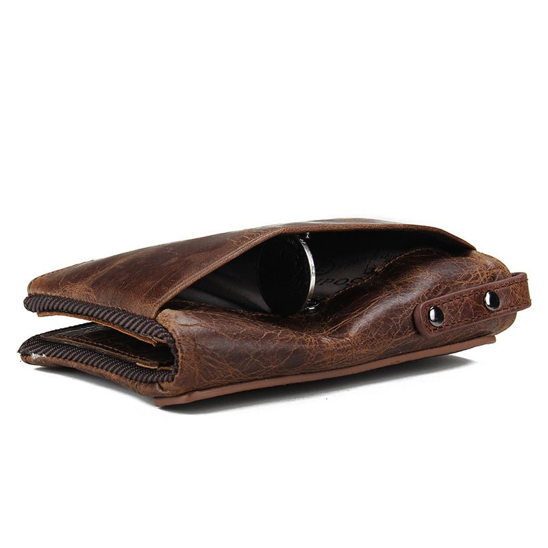 Luxury Genuine Leather Short Wallet  - By Qivii