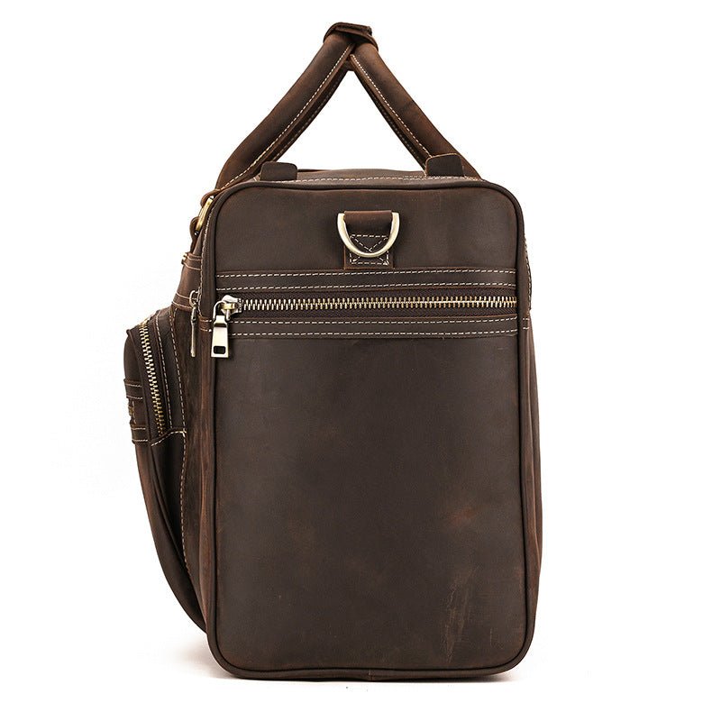 Luxury Large Capacity Retro Leather Travel Bag  - By Qivii