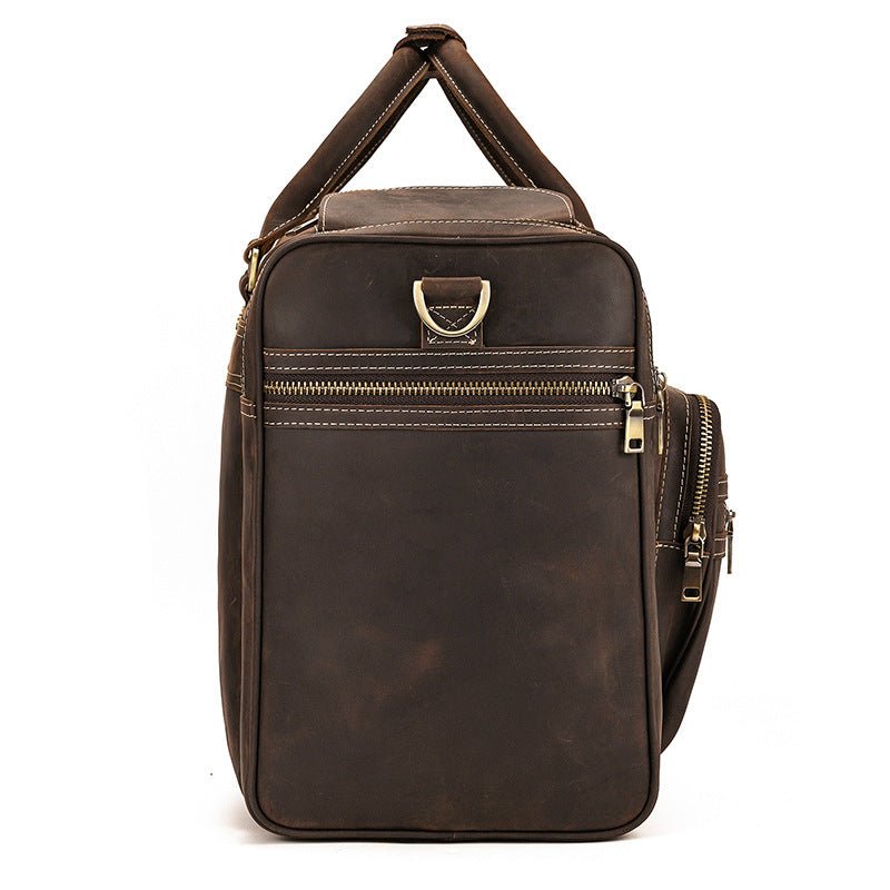 Luxury Large Capacity Retro Leather Travel Bag  - By Qivii
