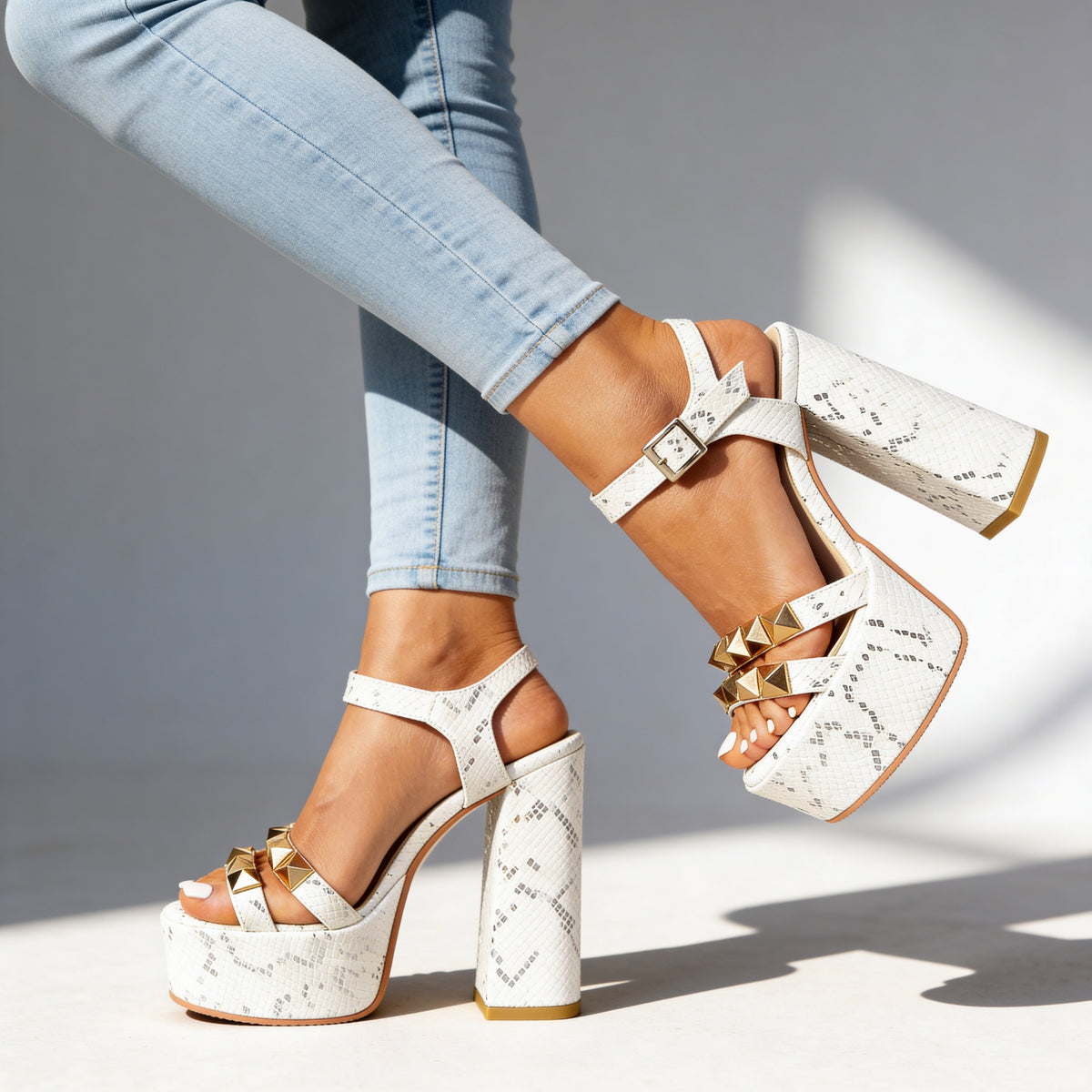 Leydi Exotic Platform Heels  - By Qivii