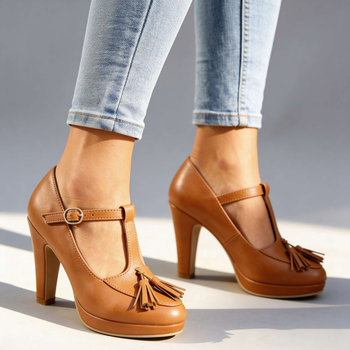 Victoria Tassel Heels  - By Qivii
