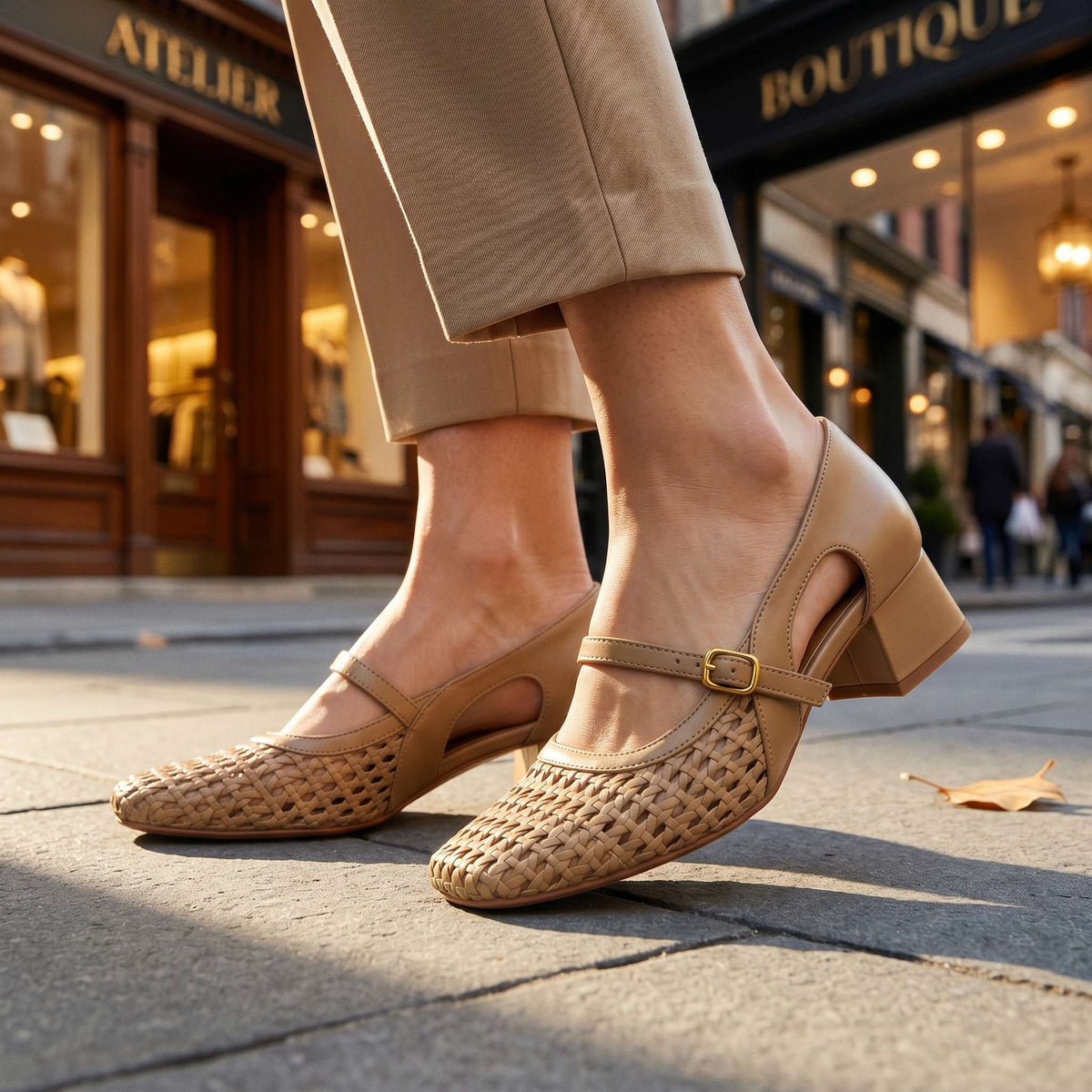 Fiona Buckle Loafers  - By Qivii
