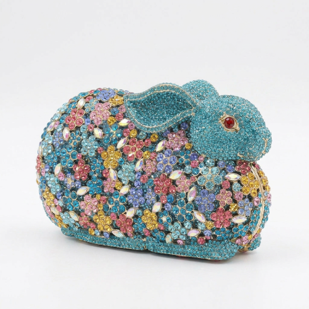 Bunny Crystal Clutch  - By Qivii