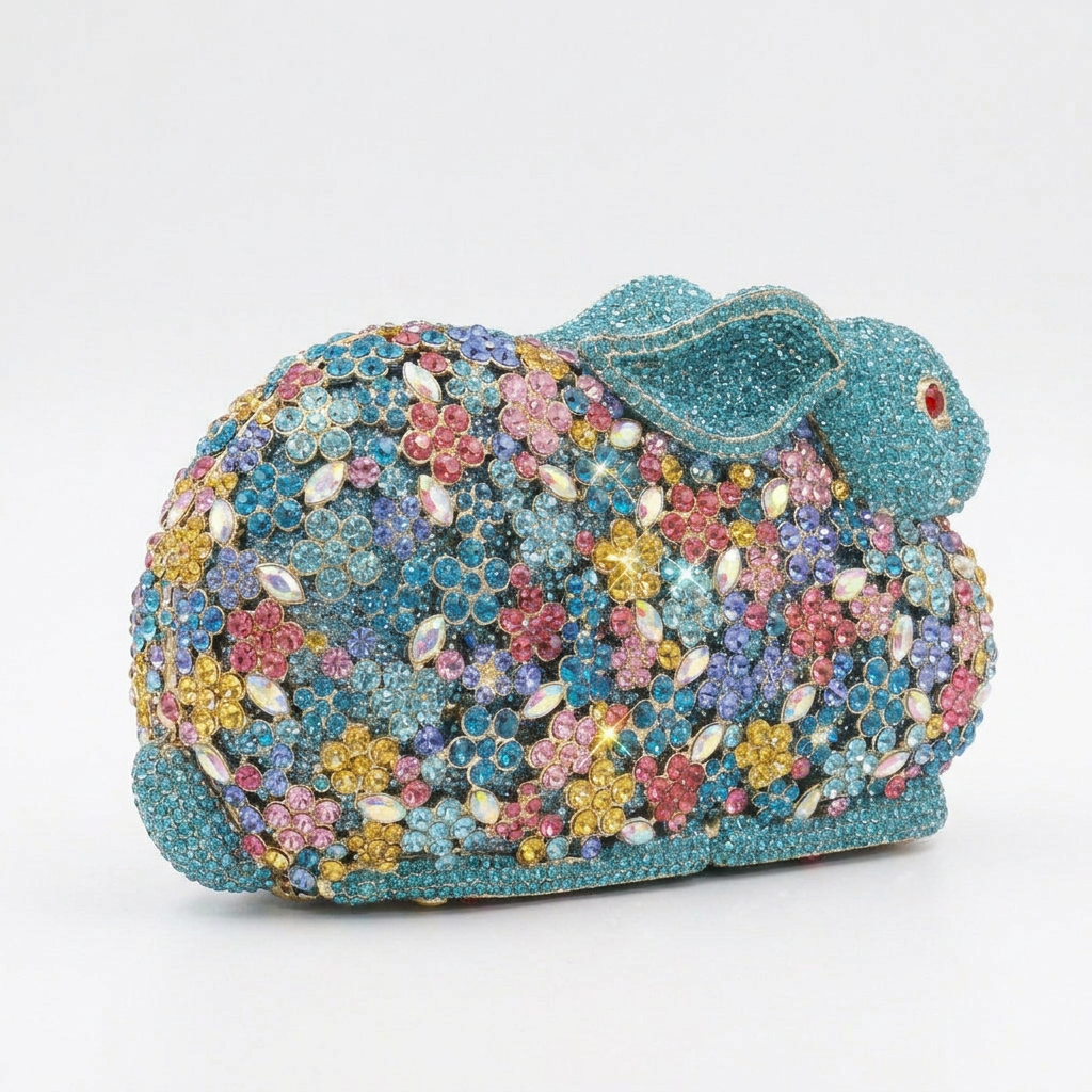Bunny Crystal Clutch  - By Qivii