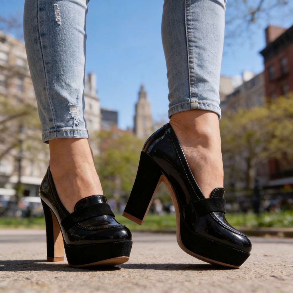 Harper Penny Pumps  - By Qivii