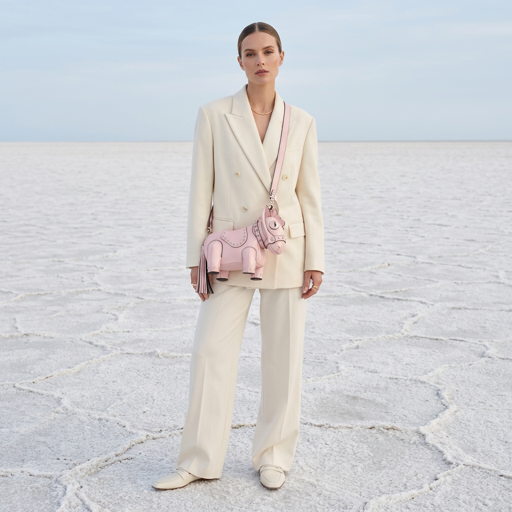 Cavallo Handbag in Vegan Leather  - By Qivii