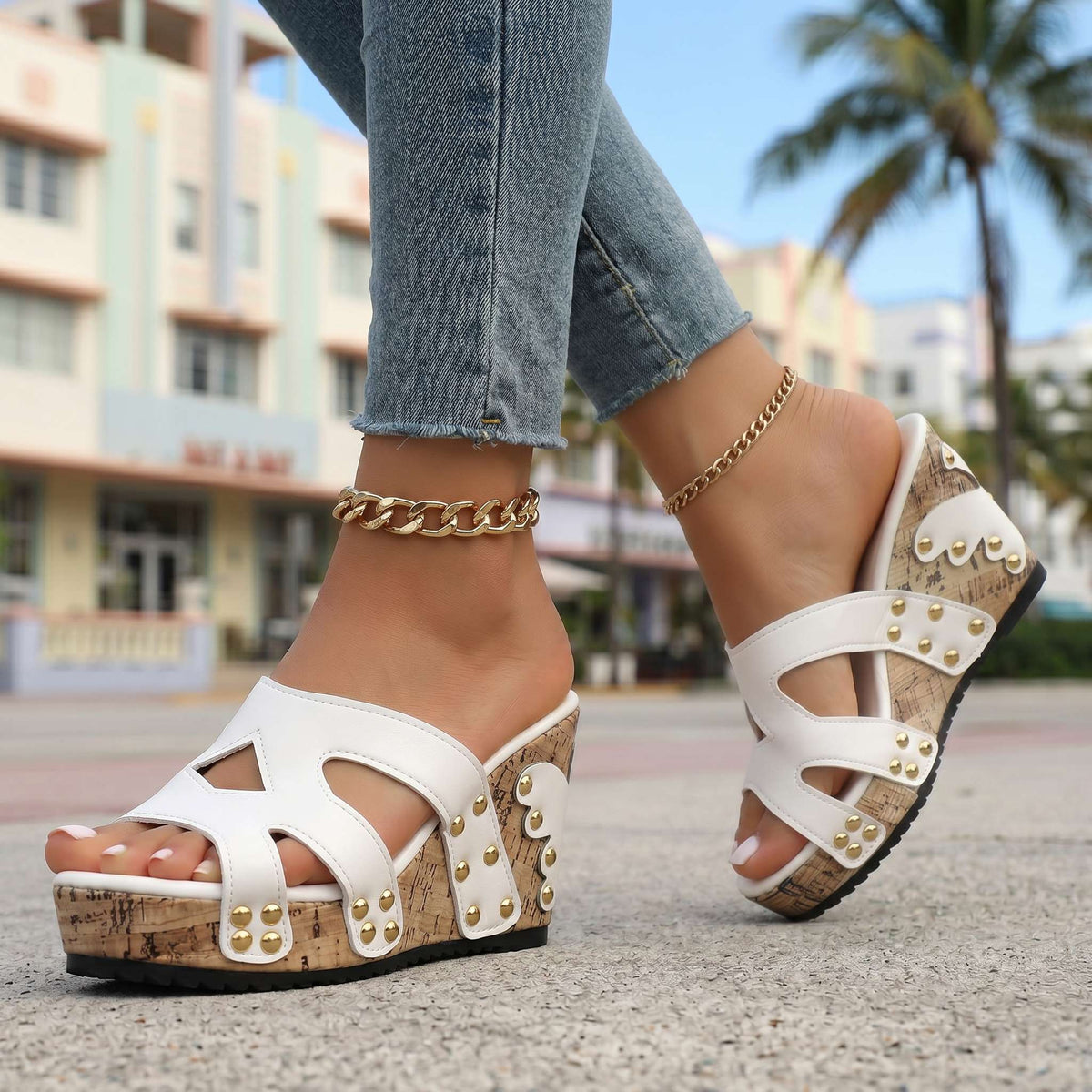 Valeria Platform Wedges  - By Qivii